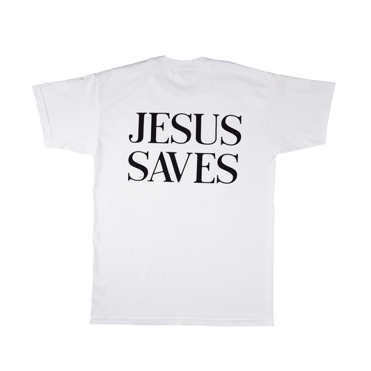 JESUS SAVES HEAVYWEIGHT TEE